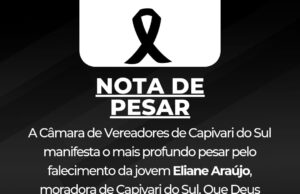 Nota de Pesar pelo falecimento de Eliane Araújo