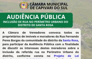 Audiência Pública dia 02/12/2024 as 15h