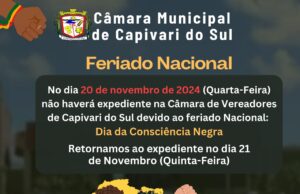 20 de novembro de 2024 Dia da Consciência Negra