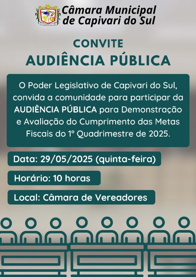 convite audiencia publica