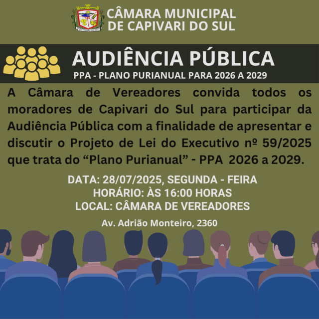 CONVITE AUDIENCIA PPA