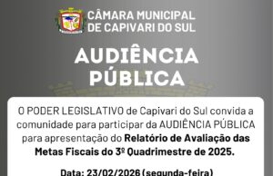 Audiência Pública para Avaliação das Metas Fiscais